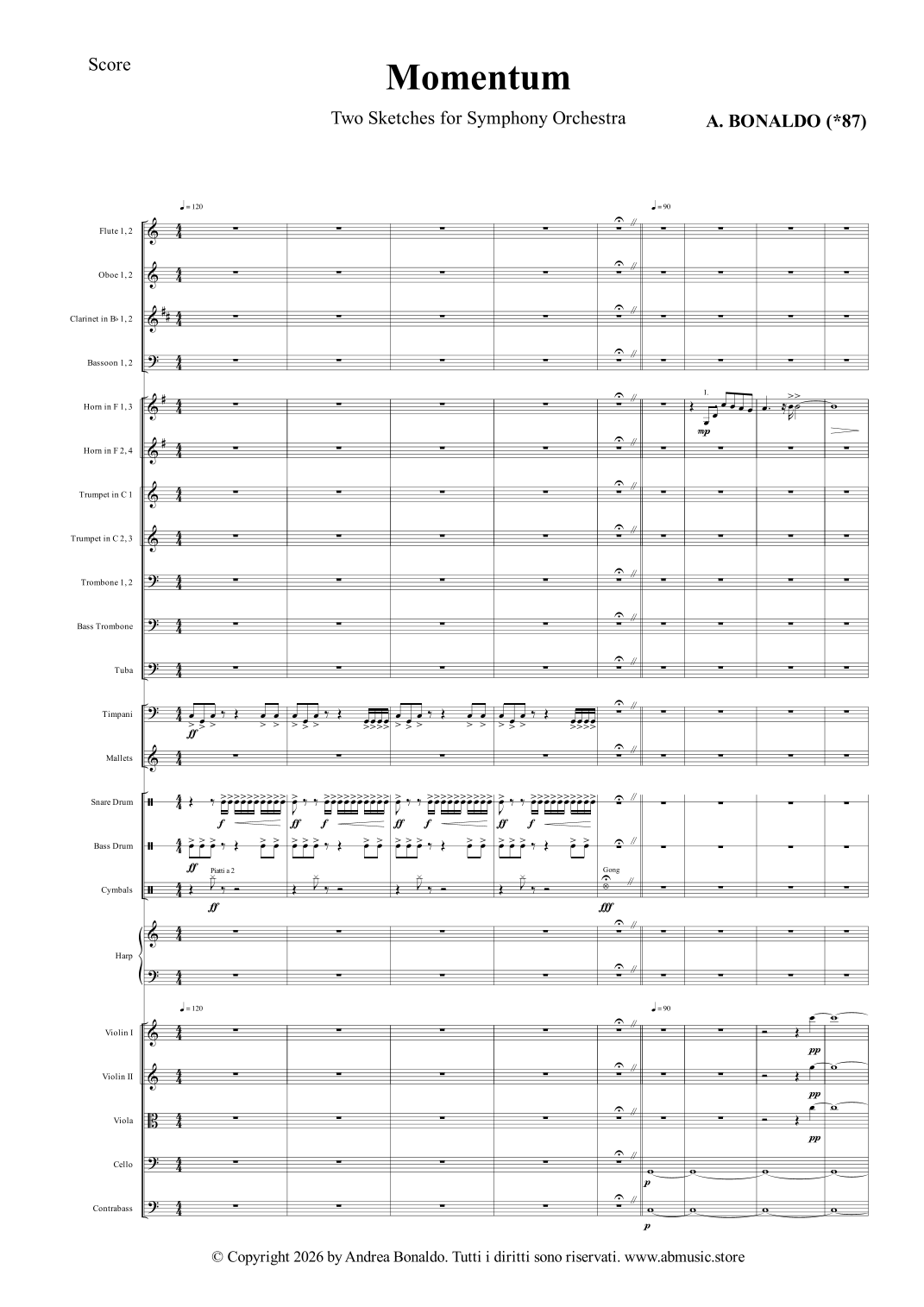 Momentum by Andrea Bonaldo Full Orchestra
