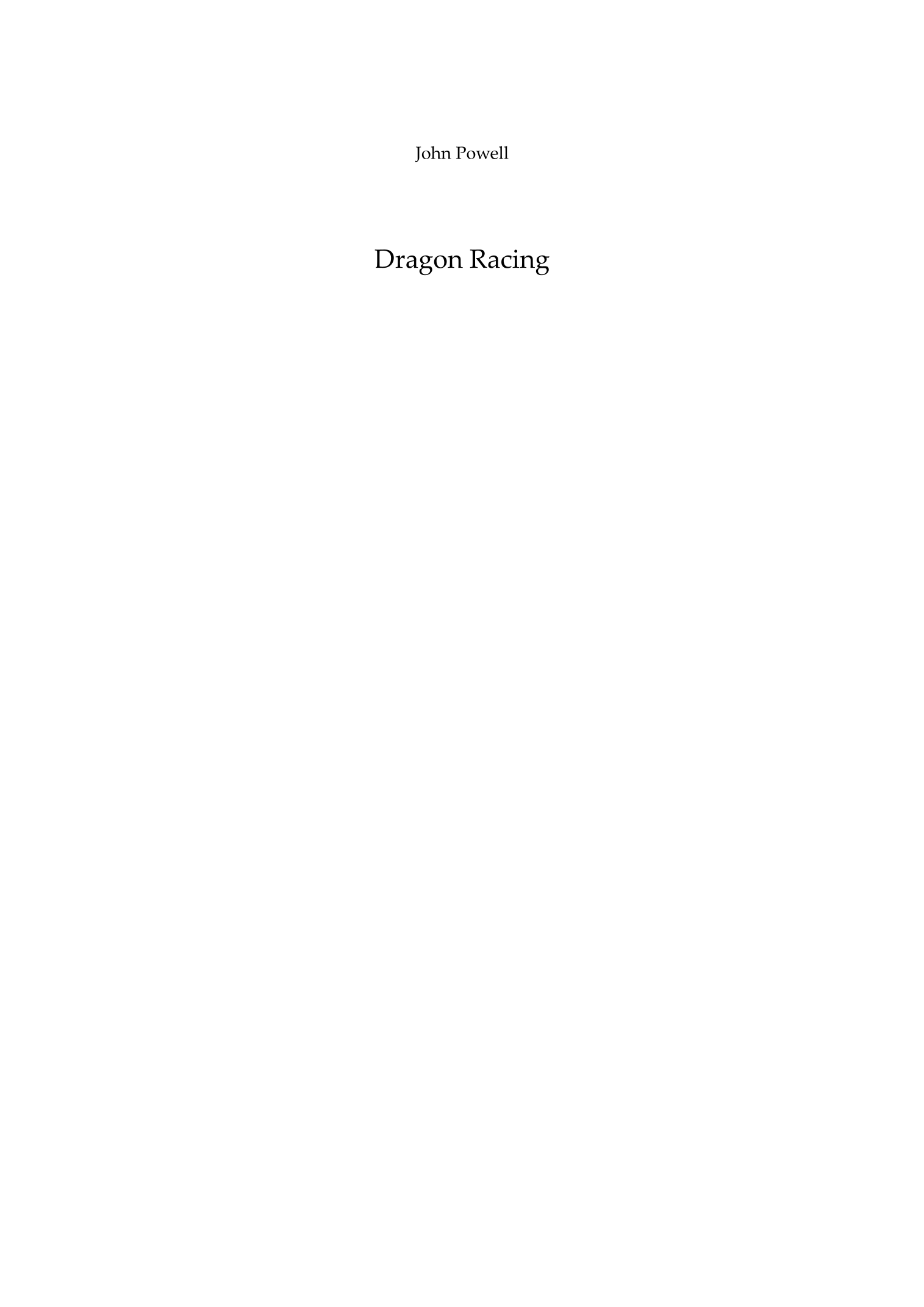 Dragon Racing (arr. Hannah Hunt) by Various 管弦乐团 - 预览