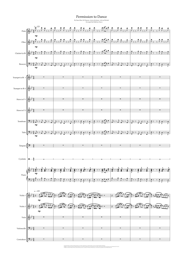 Permission To Dance (arr. Matthew pyeon) by BTS Full Orchestra