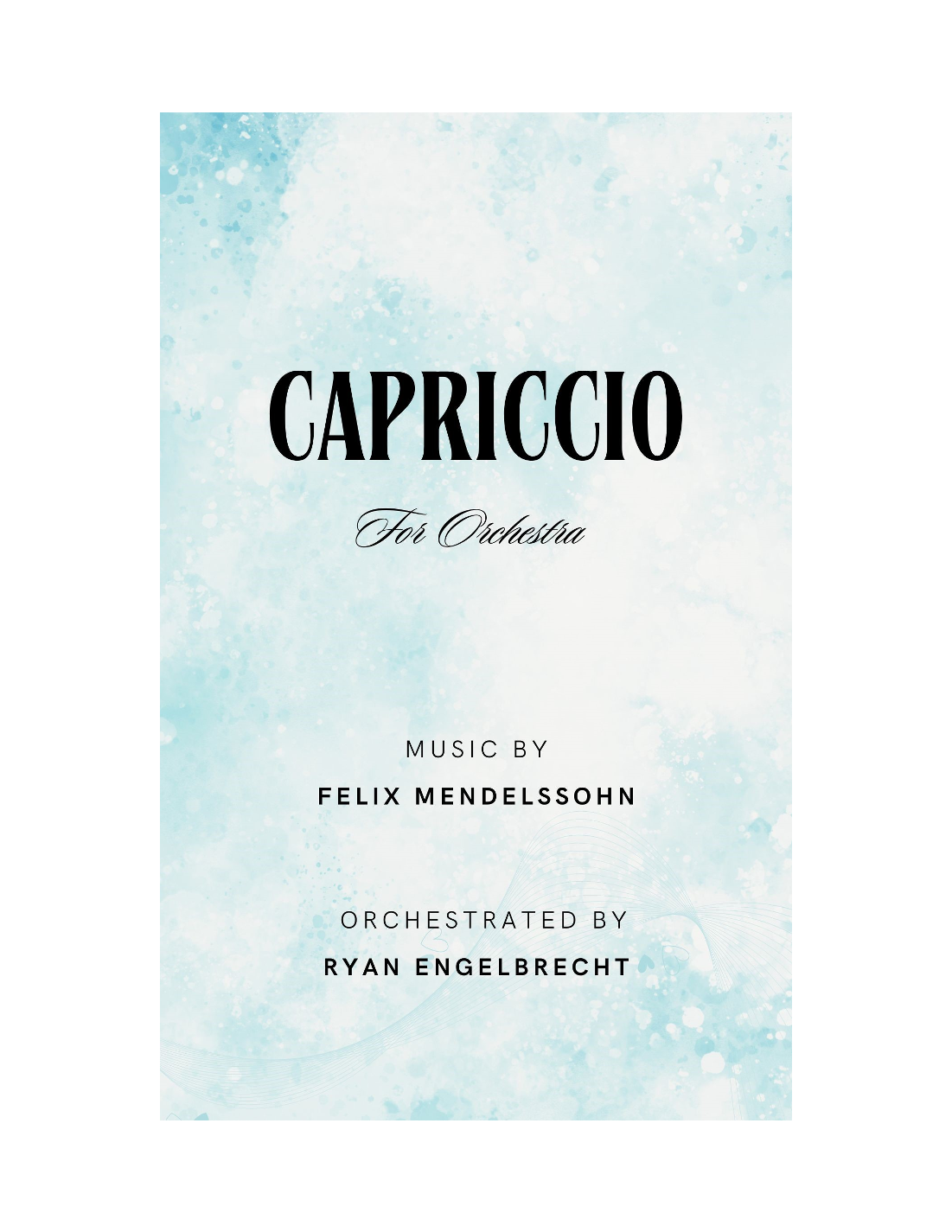 Capriccio (arr. Ryan Engelbrecht) by Ryan Engelbrecht 管弦乐团 - 预览