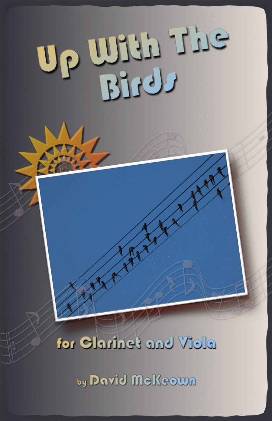 Up With The Birds, for Clarinet and Viola Duet Partituras Digitales