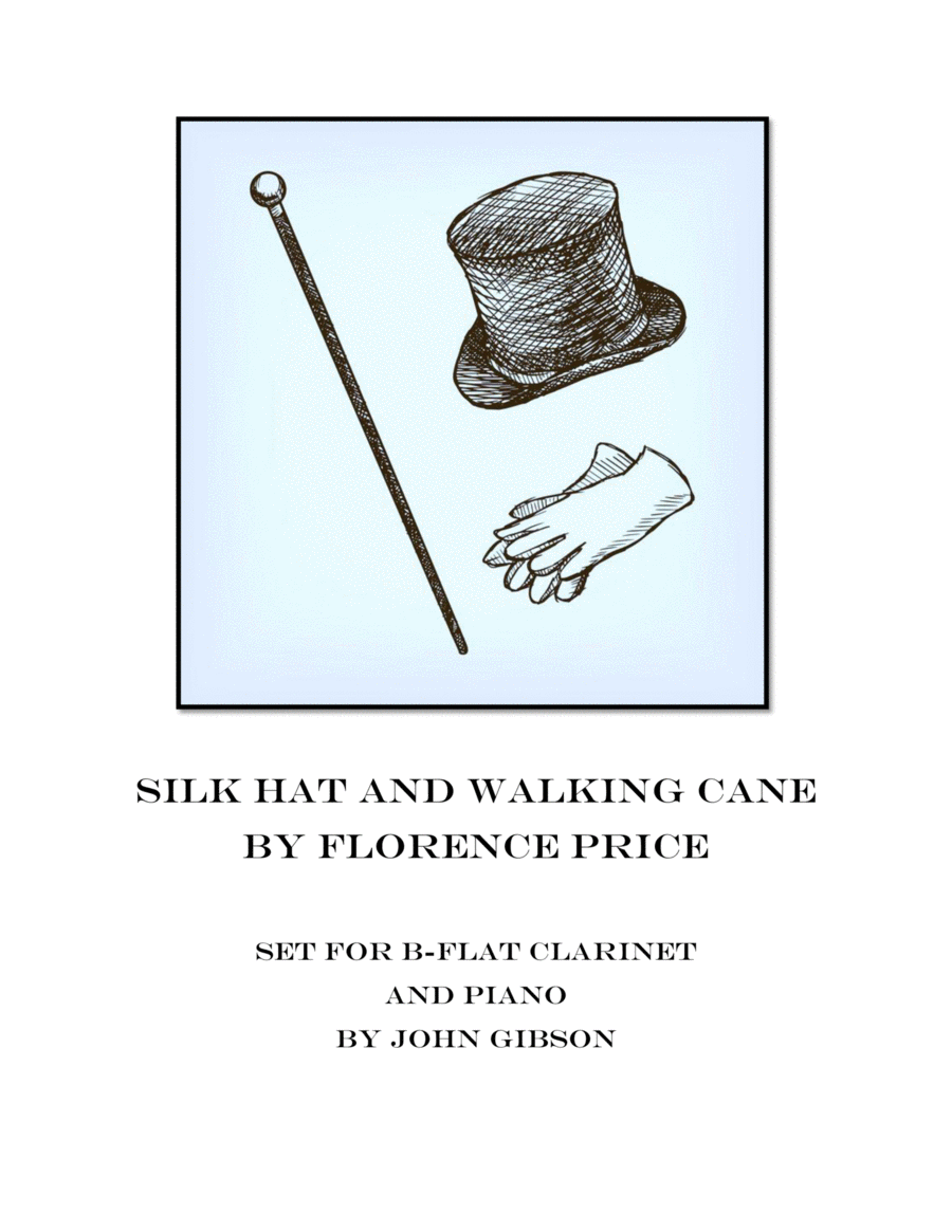Silk Hat & Walking Cane Sheet Music Florence Price and Piano