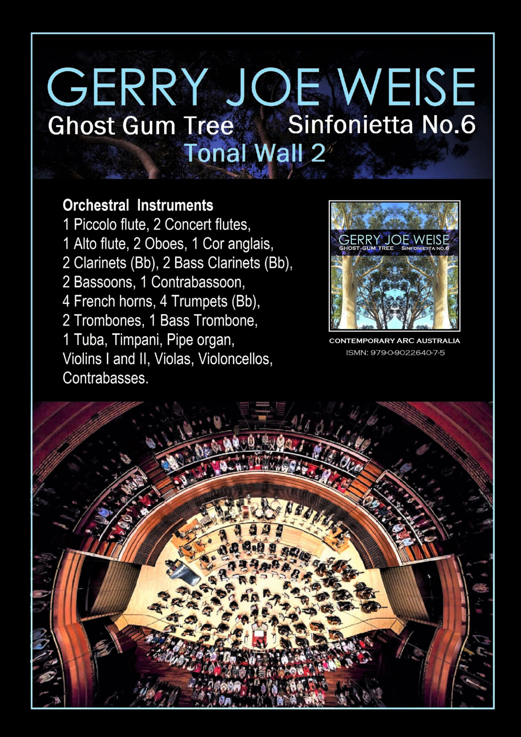 Ghost Gum Tree, Sinfonietta No.6 by Gerry Joe Weise Full Orchestra