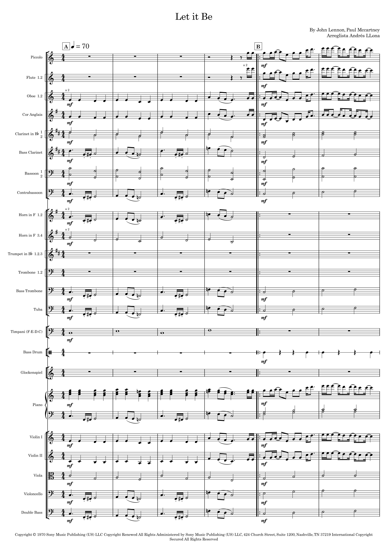 Let It Be (arr. Andrés LLona) by Kris Allen 管弦乐团 - 预览