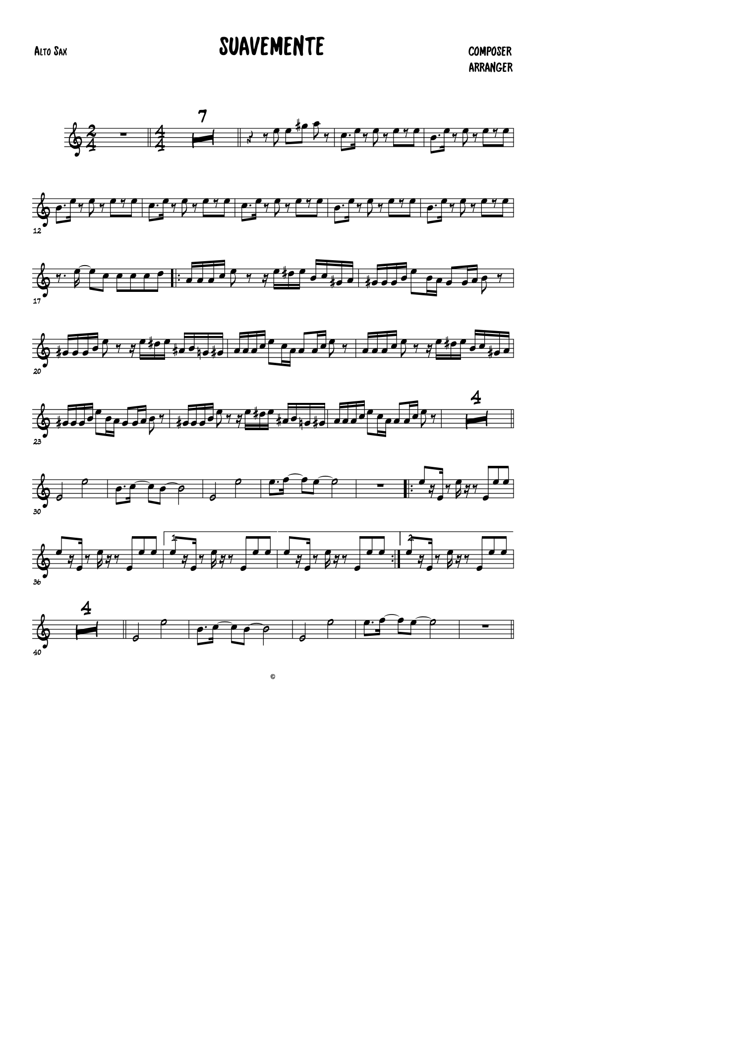 Suavemente (arr. Elvis Crespo) by Elvis Crespo 管弦乐团 - 预览
