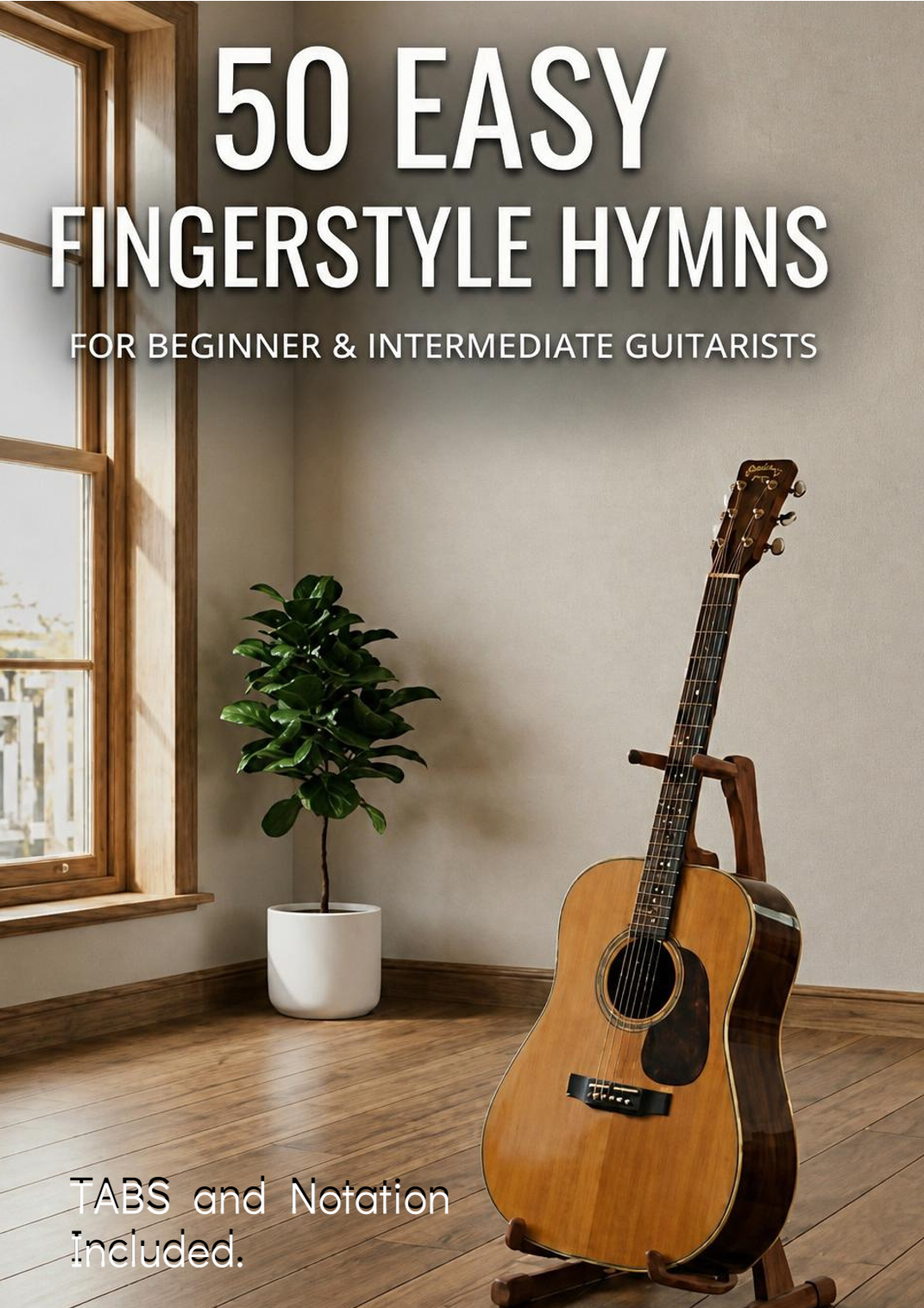 50 Easy Fingerstyle Guitar Hymns by Various Artists Sheet Music for ...