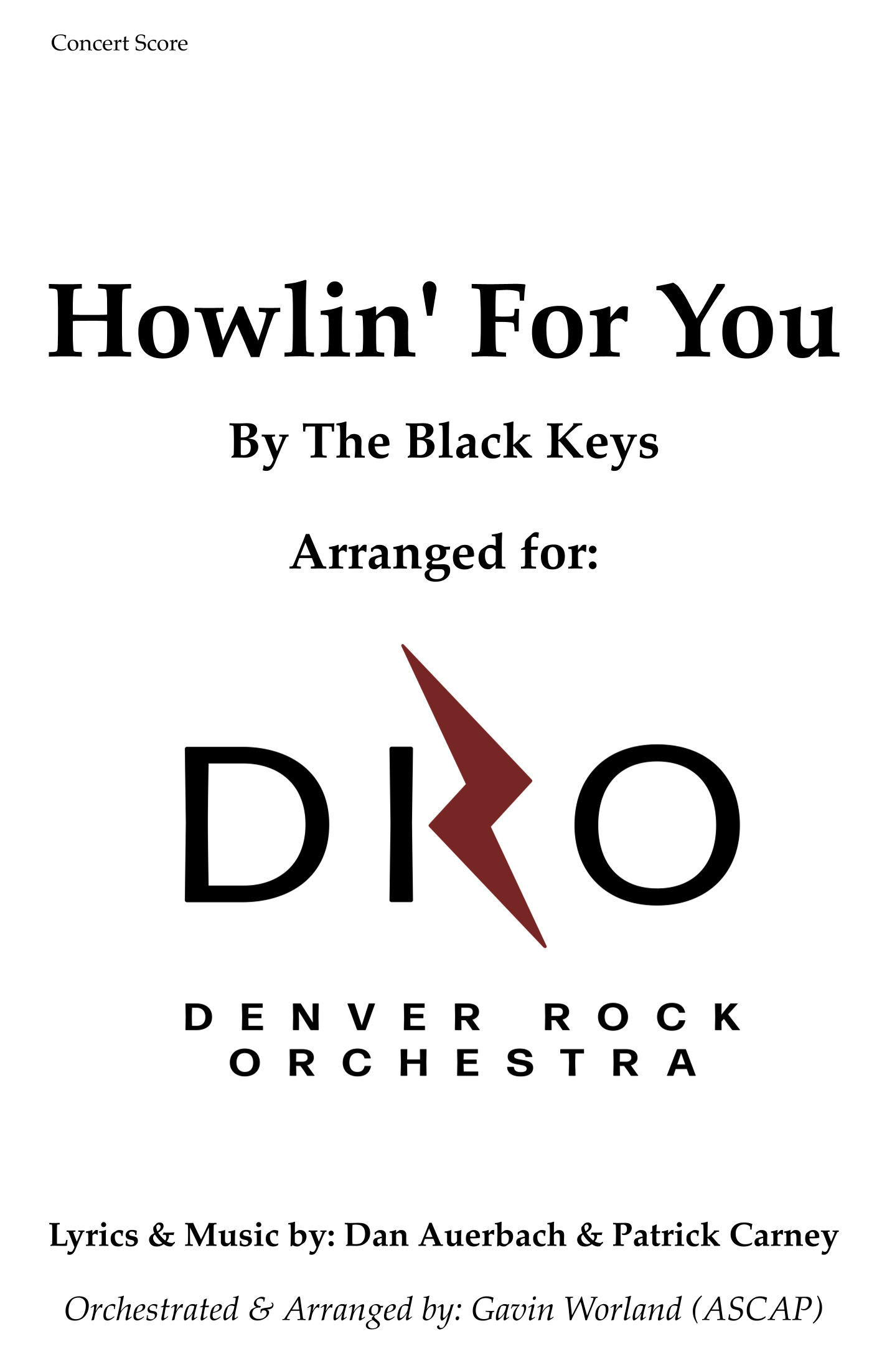 Howlin' For You (arr. Gavin Worland (ASCAP)) by The Black Keys 管弦乐团 - 预览
