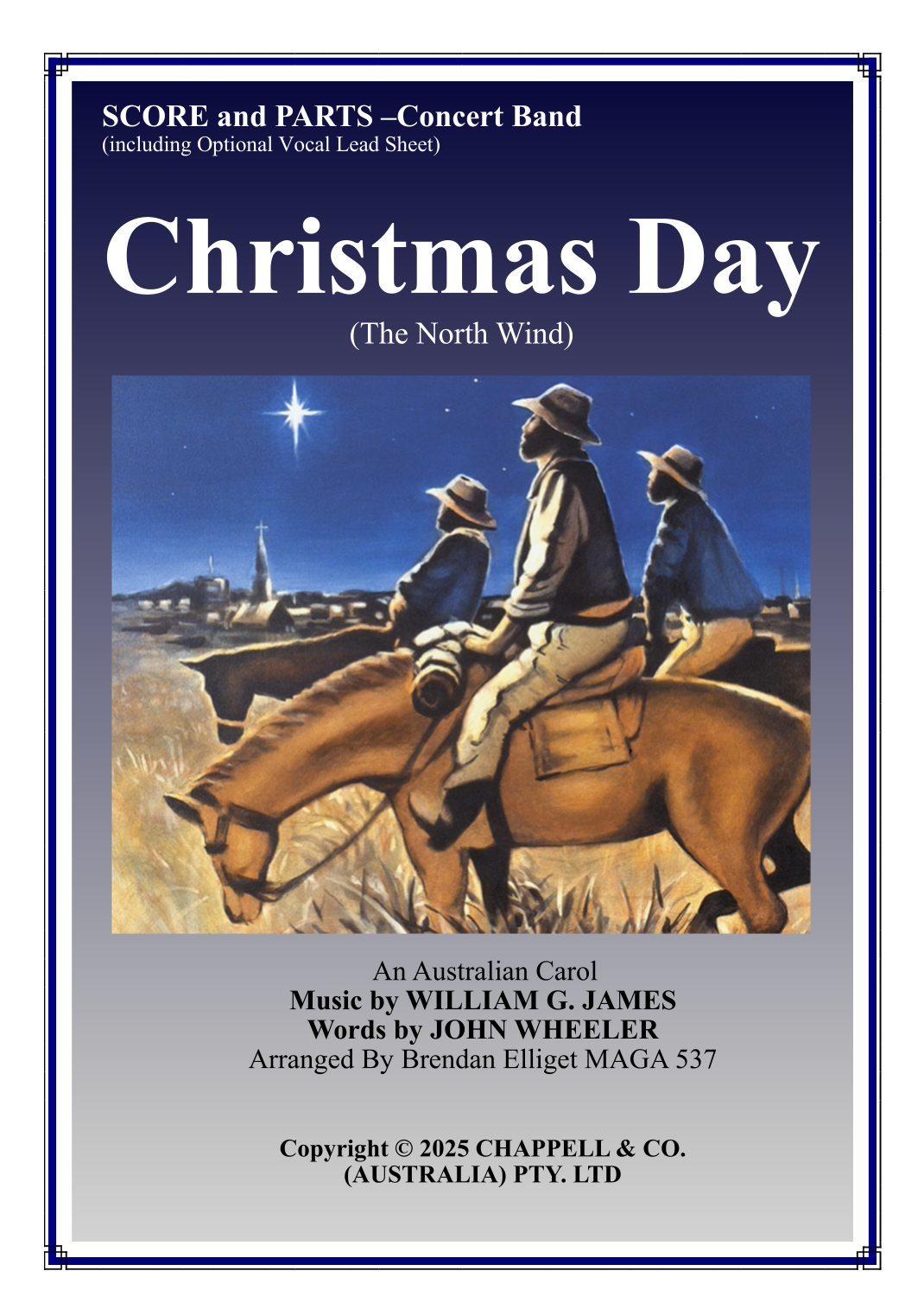Christmas Day (The North Wind) (arr. Brendan James Elliget MAGA 537) by William James Full Orchestra