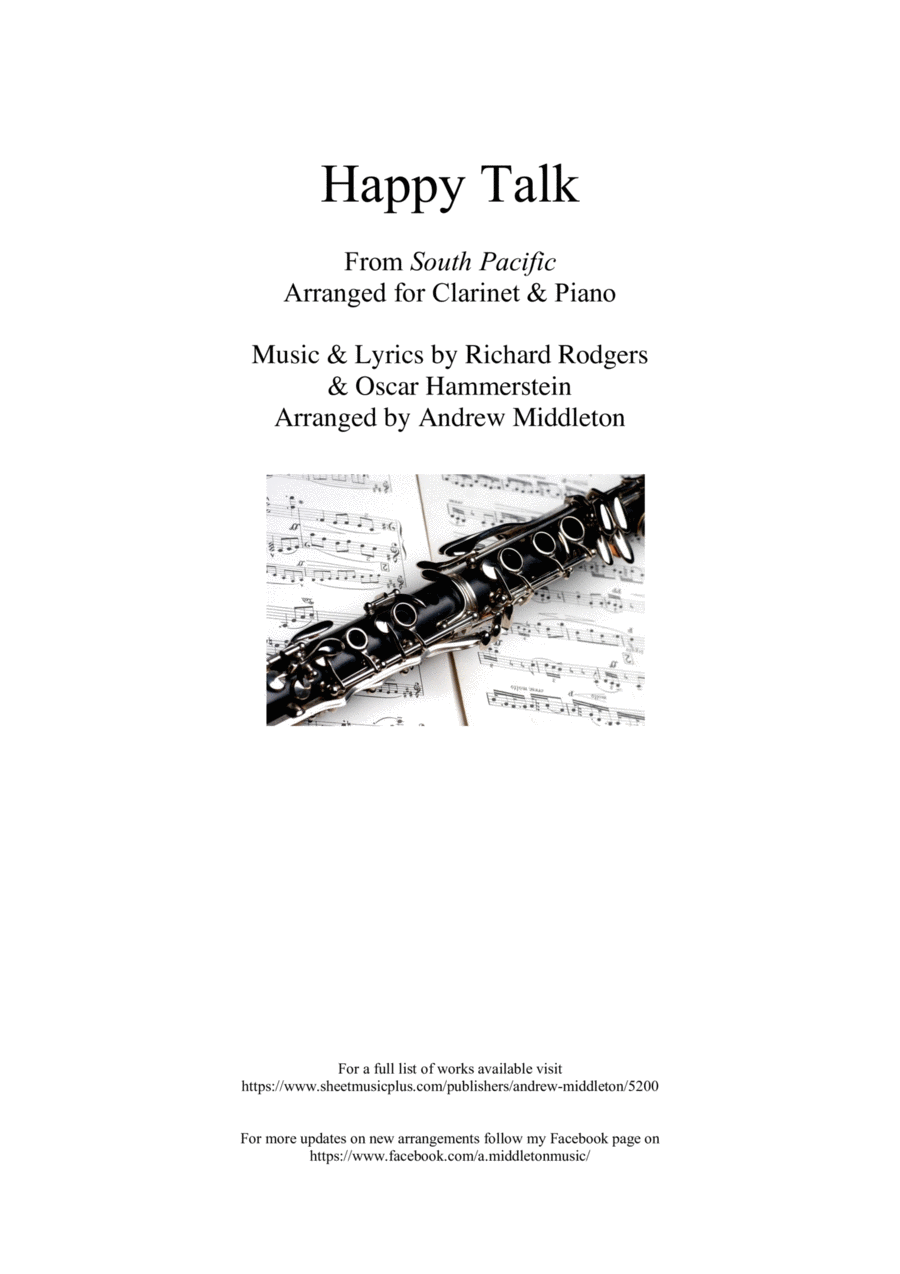 Happy Talk (arr. Andrew Middleton) Digital Sheet Music