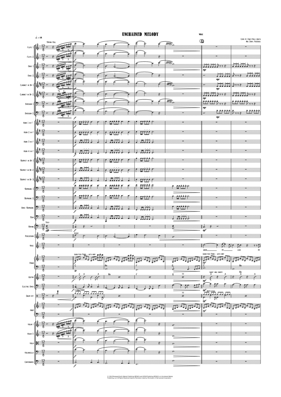 Unchained Melody (arr. Daryl McKenzie) by The Righteous Brothers 管弦乐团 - 预览