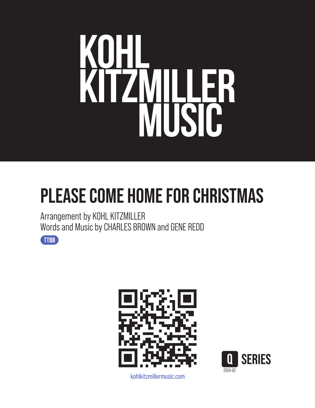 Interactive Digital Sheet Music preview of 'Please Come Home For Christmas (arr. Kohl Kitzmiller)' by Willie Nelson, TTBB Choir page 1
