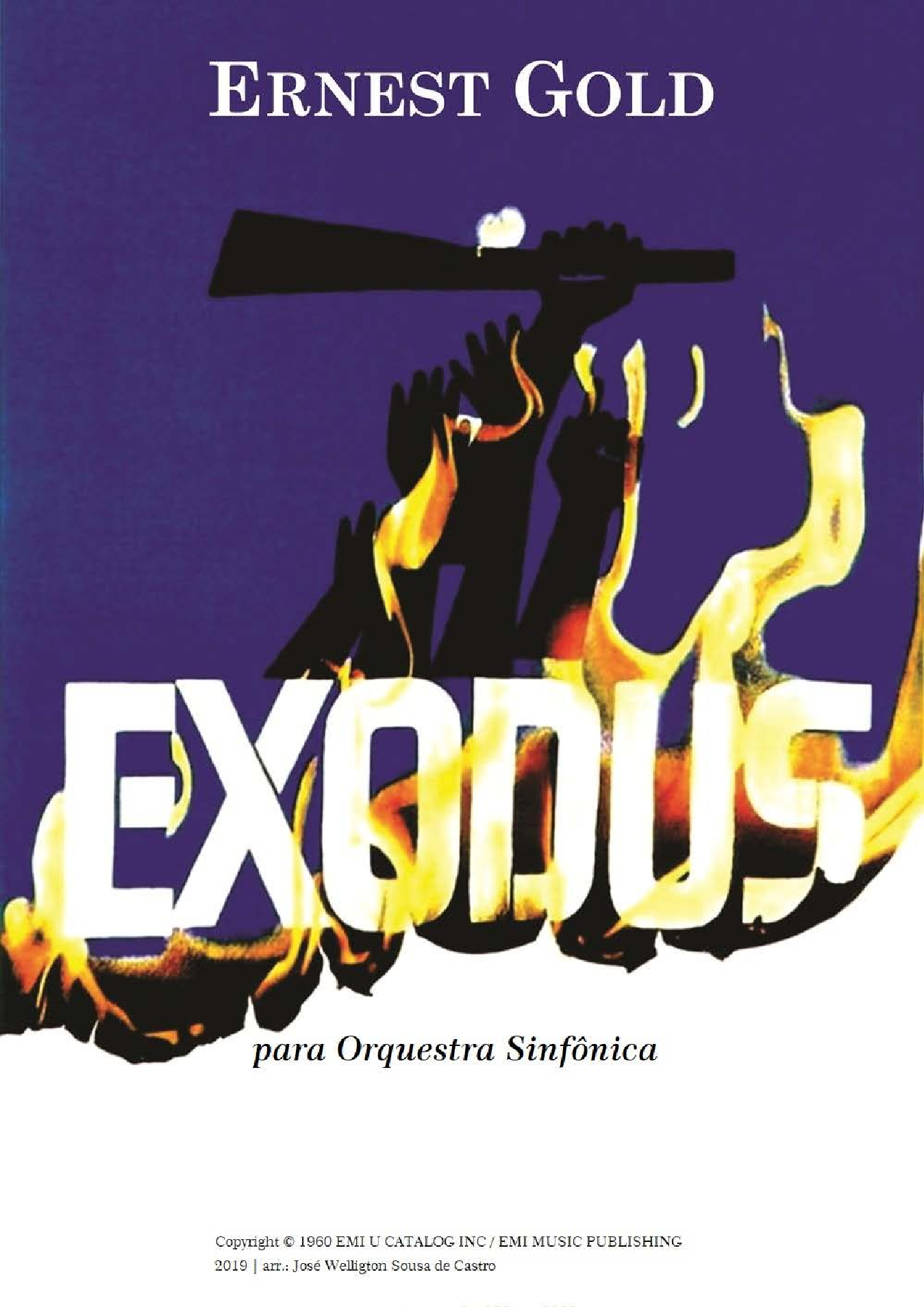 Exodus (Main Theme) (arr. José Welligton Sousa de Castro) by Ernest Gold Full Orchestra