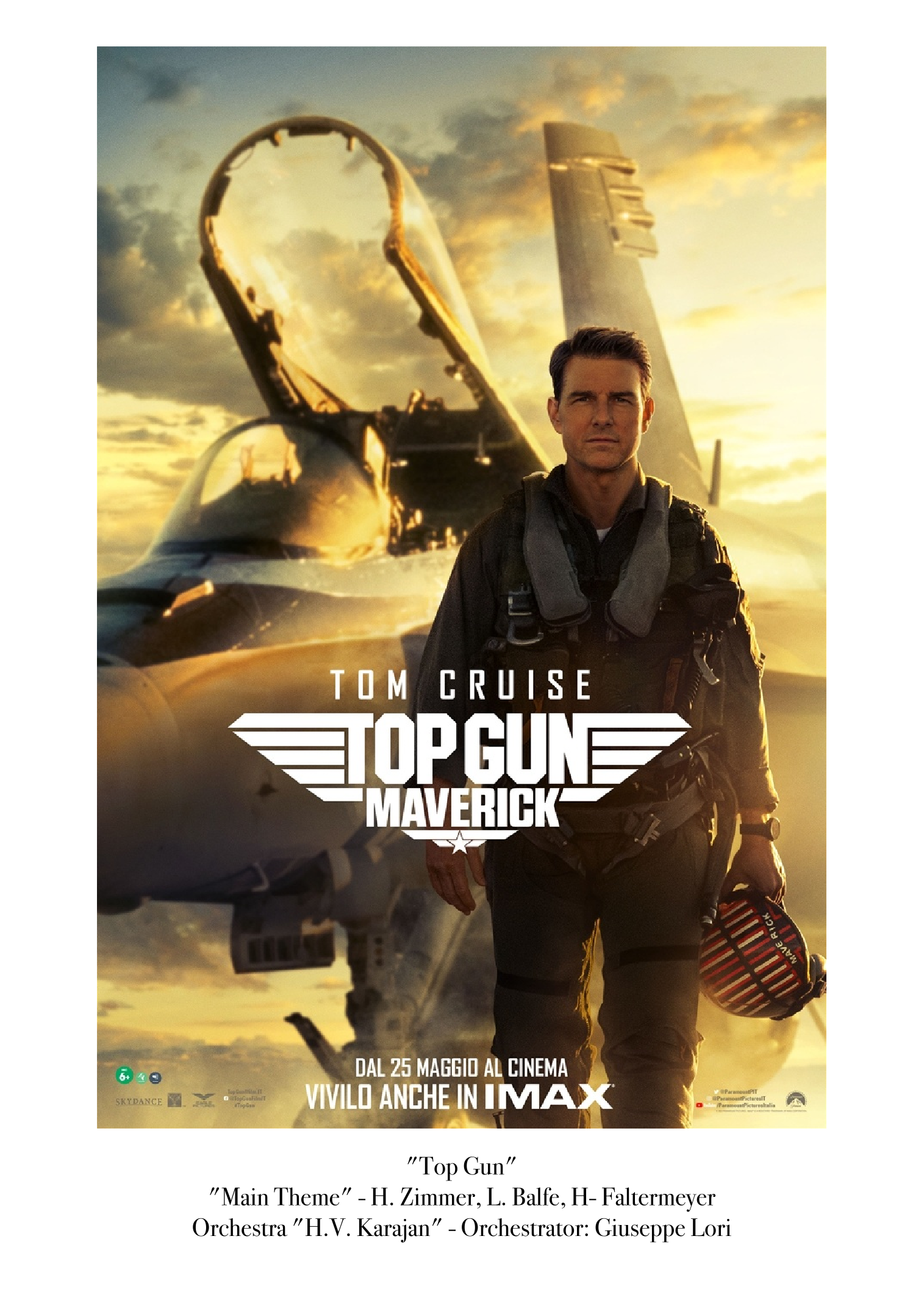 Top Gun: Maverick (Main Theme) (arr. Giuseppe Lori) by Harold Faltermeyer Full Orchestra