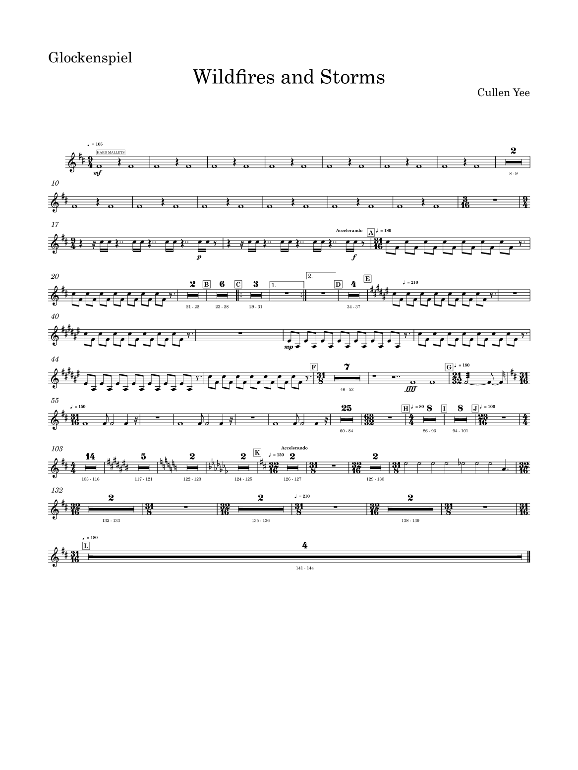Wildfires and Storms by Cullen Yee Full Orchestra