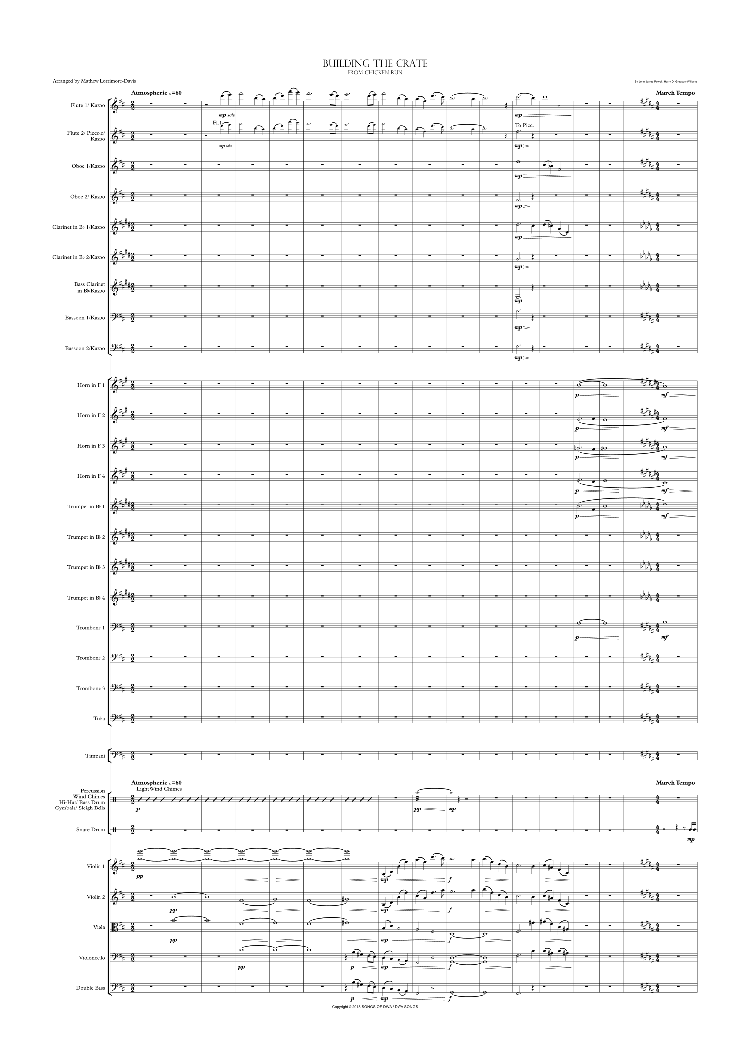 Building The Crate (arr. Mathew Lorrimore-Davis) by Various Full Orchestra