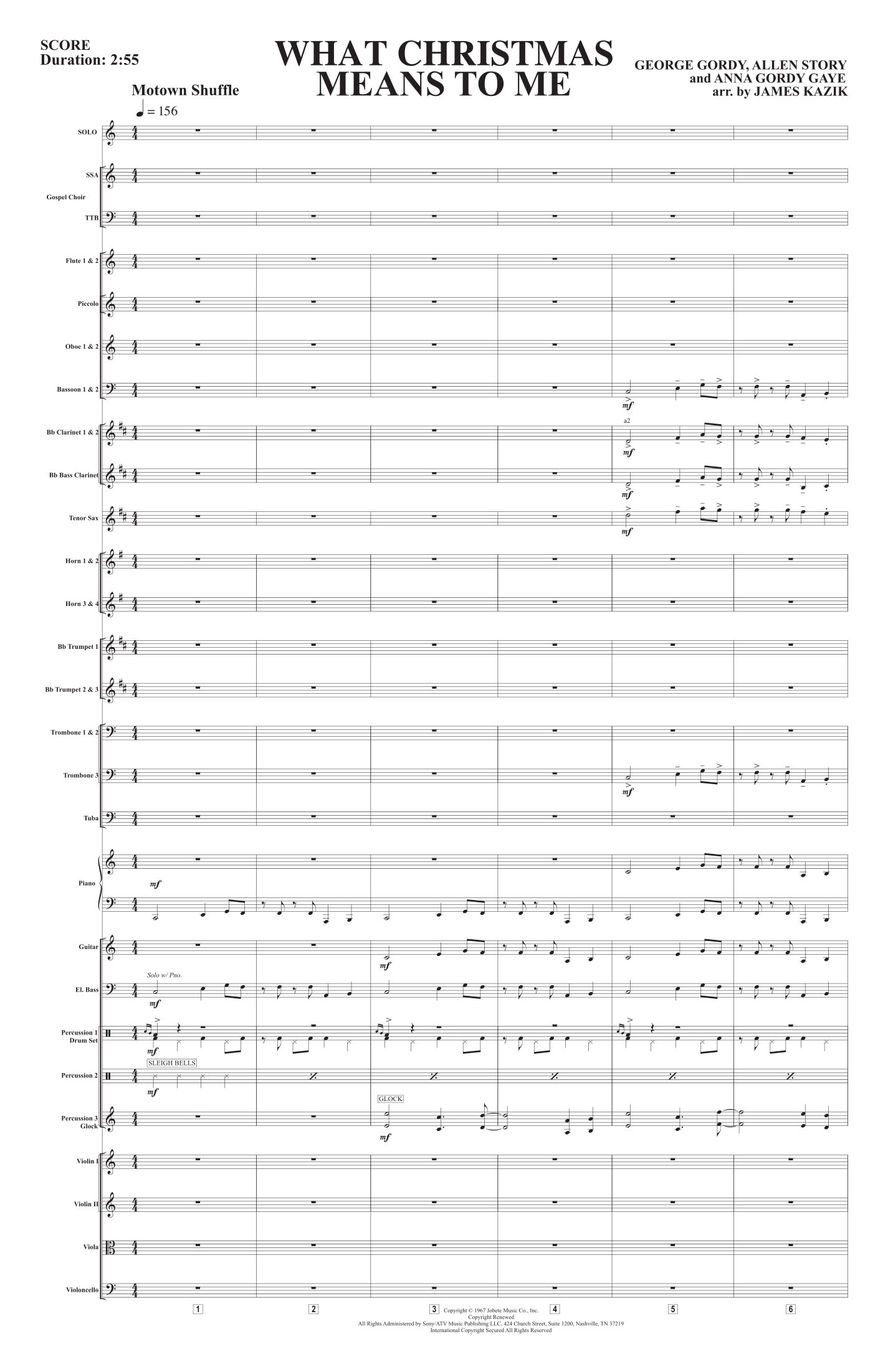 What Christmas Means To Me (arr. James Kazik) by Anna Gordy Gaye 管弦乐团 - 预览