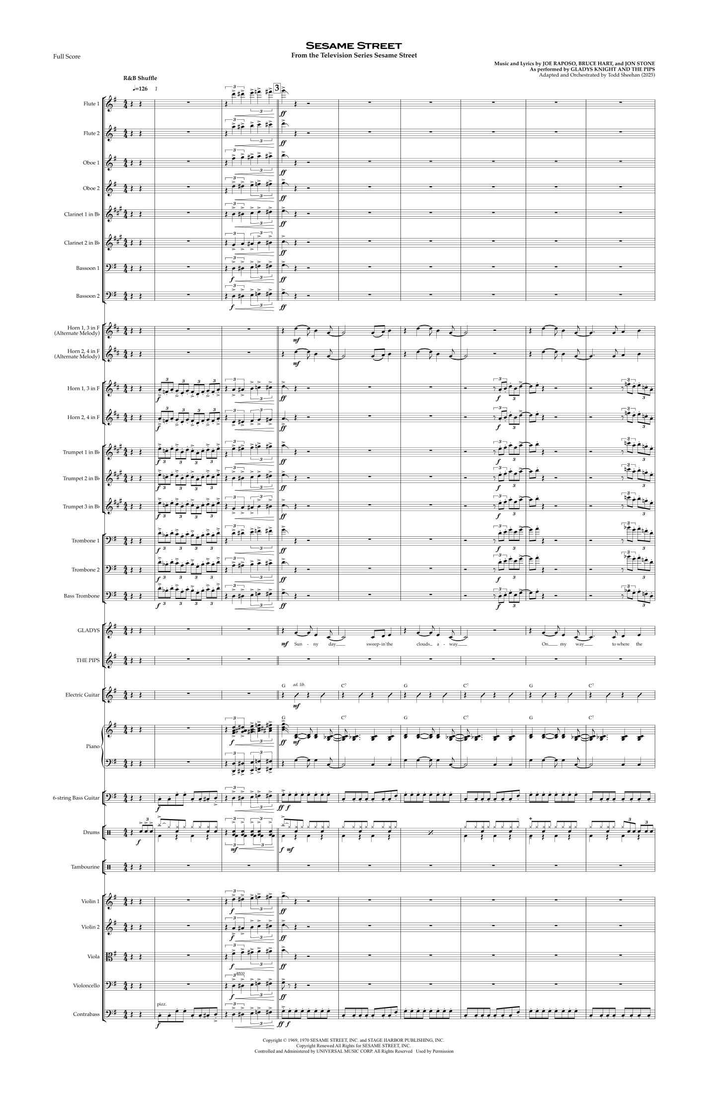 Sesame Street Theme (arr. Todd Sheehan) by Sesame Street Full Orchestra