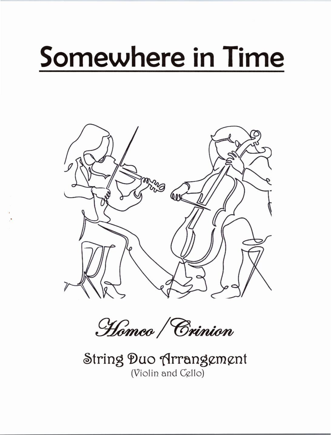 《时光倒流七十年》Somewhere In Time (arr. Homco/Crinion) by John Tesh 器乐双重奏 - 预览