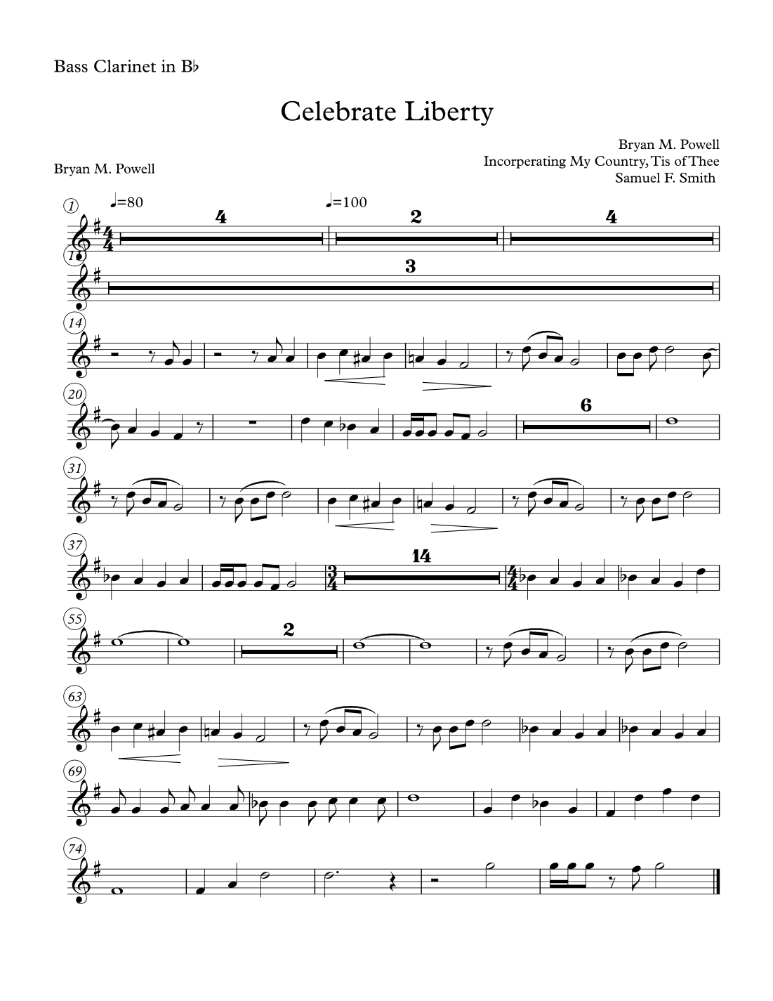 Celebrate Liberty - 仅总谱 (由 Cantamus Choir 与 Note performer Orchestra 管弦乐团演奏) - 预览