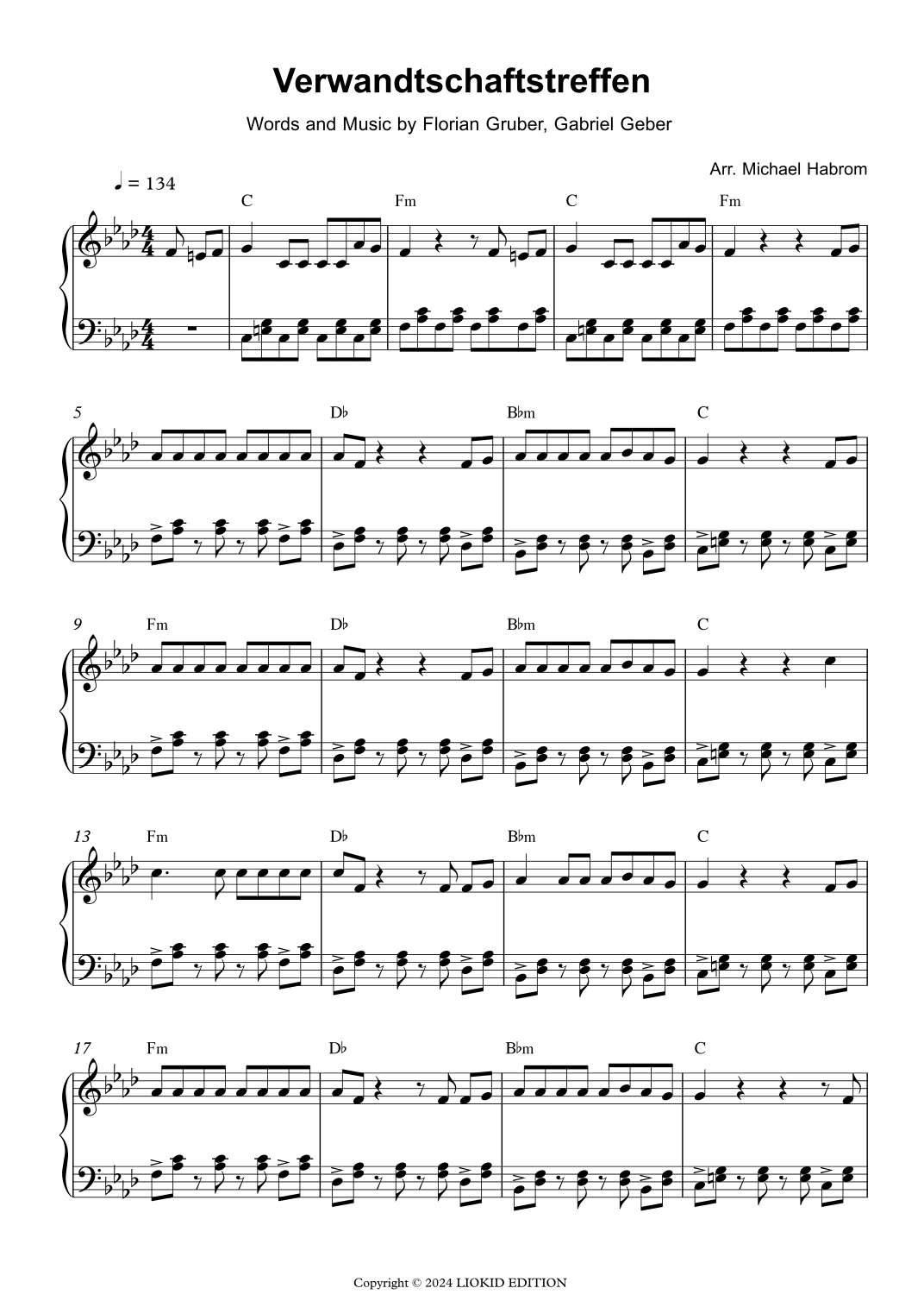 YngwieMalmsteen,SeventhSign,bandscore楽譜 Verwandtschaftstreffen (arr. Michael Habrom) by Rian Sheet Music