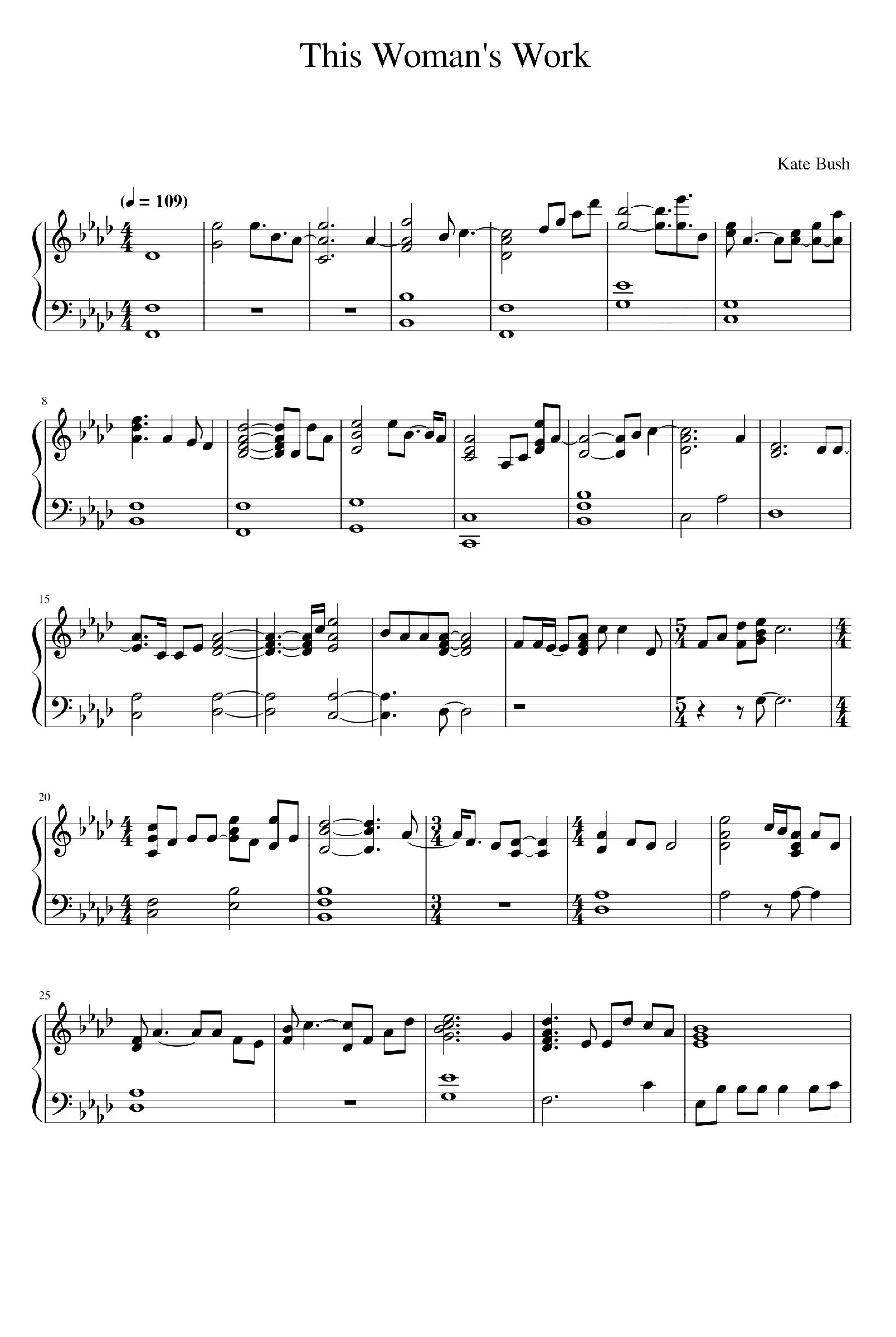 kate bush song this woman's work