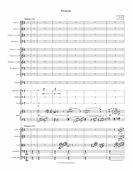 Invasion by Jordan Grigg Full Orchestra