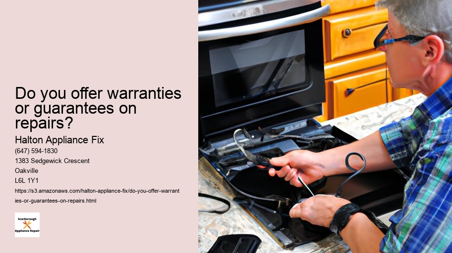 Do you offer warranties or guarantees on repairs?