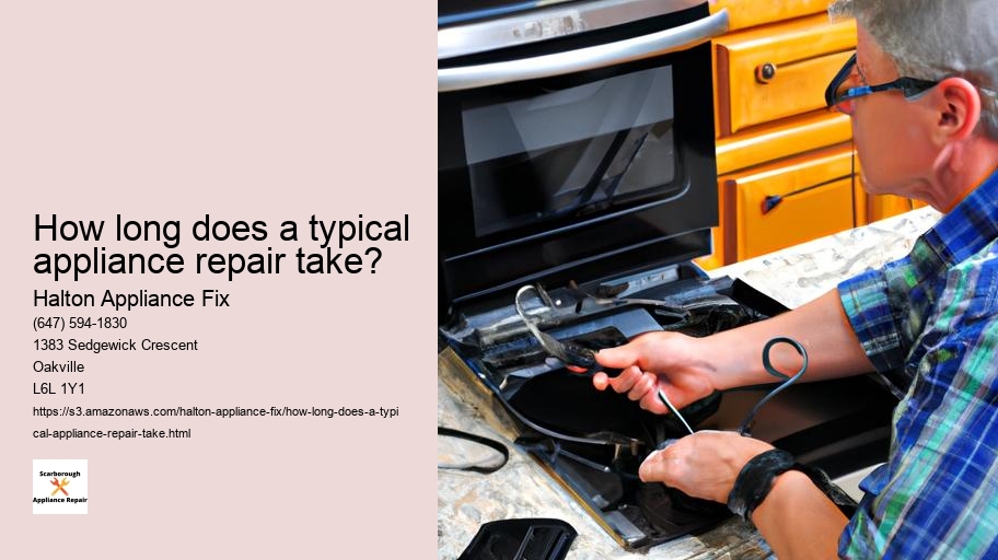 How long does a typical appliance repair take?