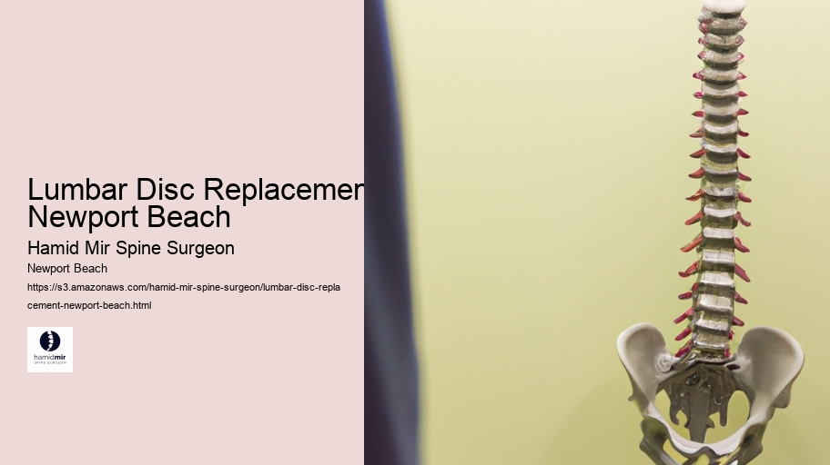 Lumbar Disc Replacement Newport Beach