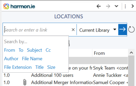 Searching by email headers Searching by email headers