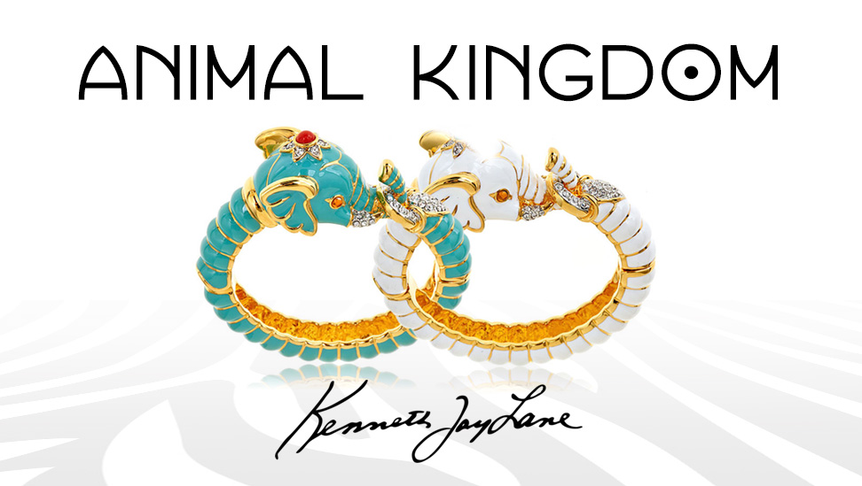 Kenneth Jay Lane Elephant Bracelets