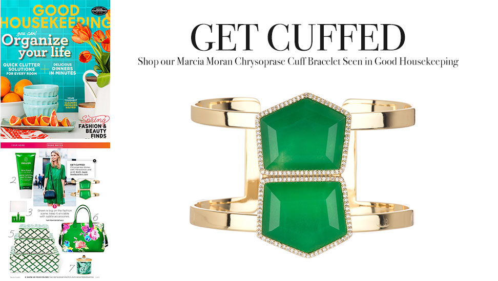 Marcia Moran Chrysoprase Cuff