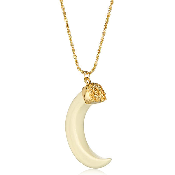 Jay Lane Ivory Horn Necklace HAUTEheadquarters