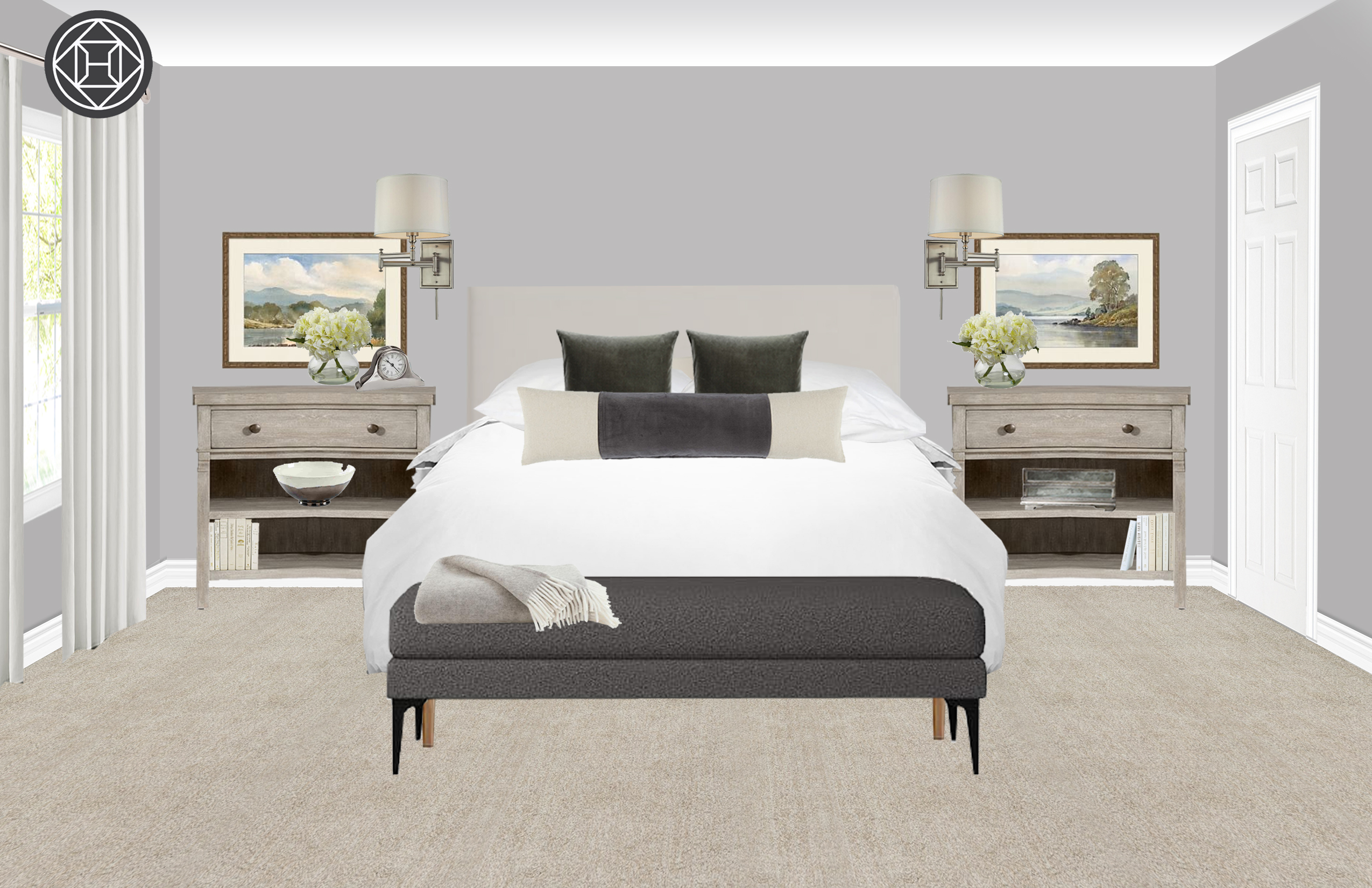 Classic Traditional Farmhouse Bedroom Design By Havenly Interior