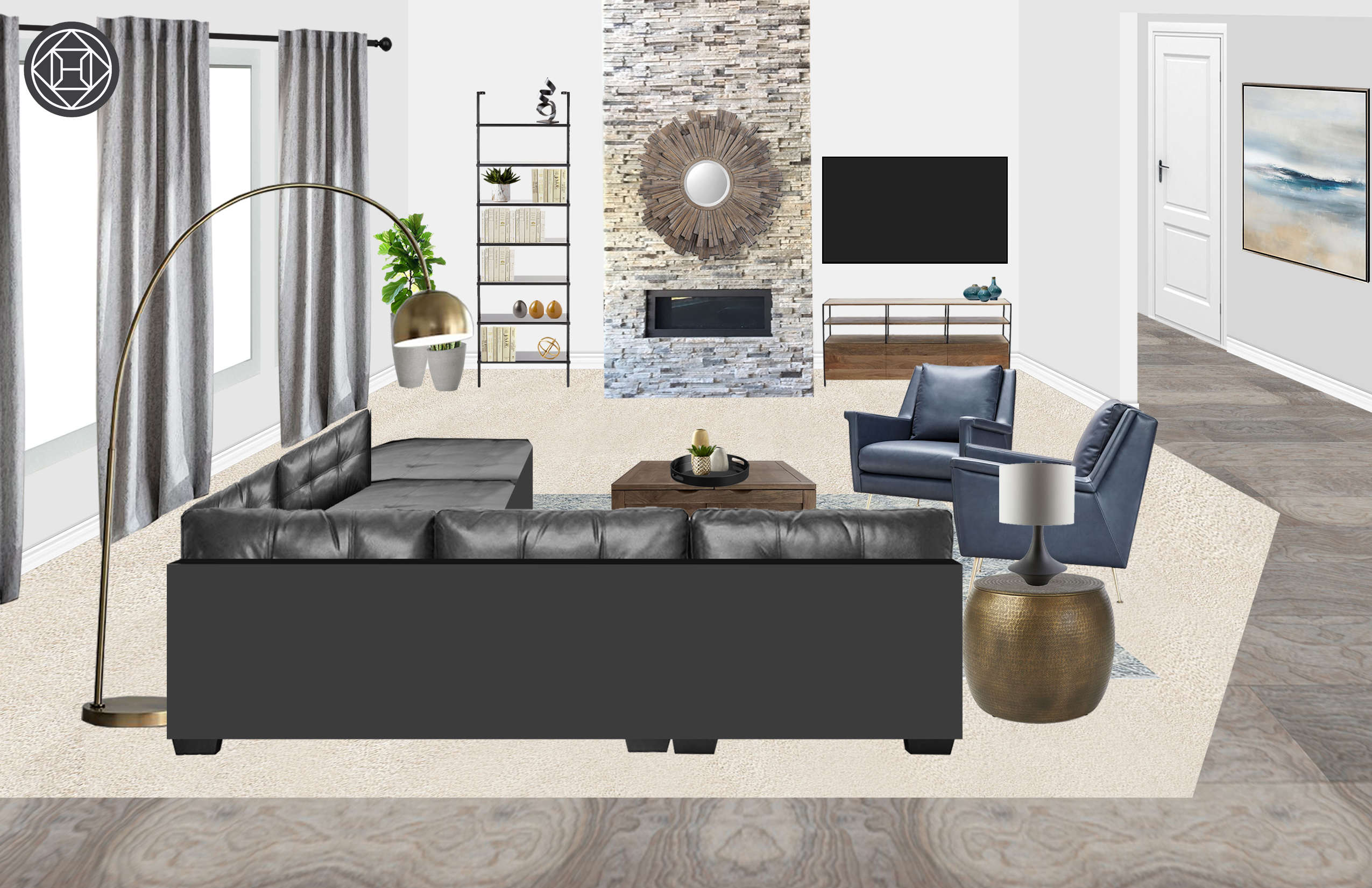 Living Room Final Design Living Room Final Design
