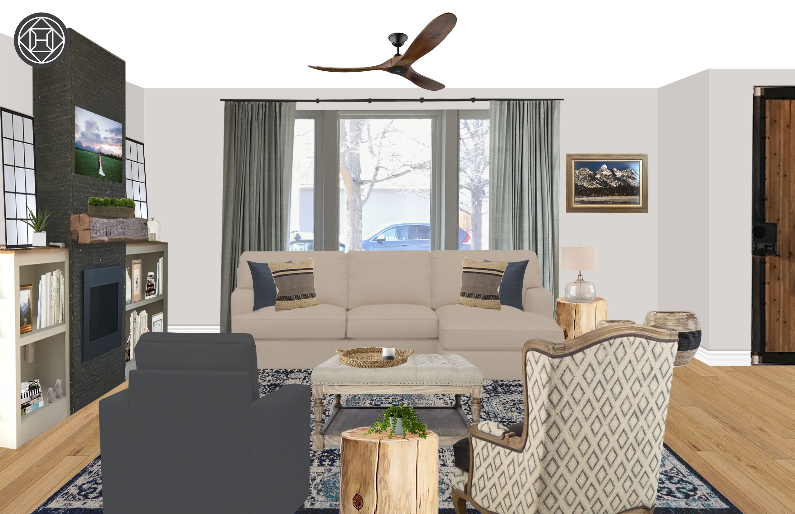 Living Room Final Design Living Room Final Design