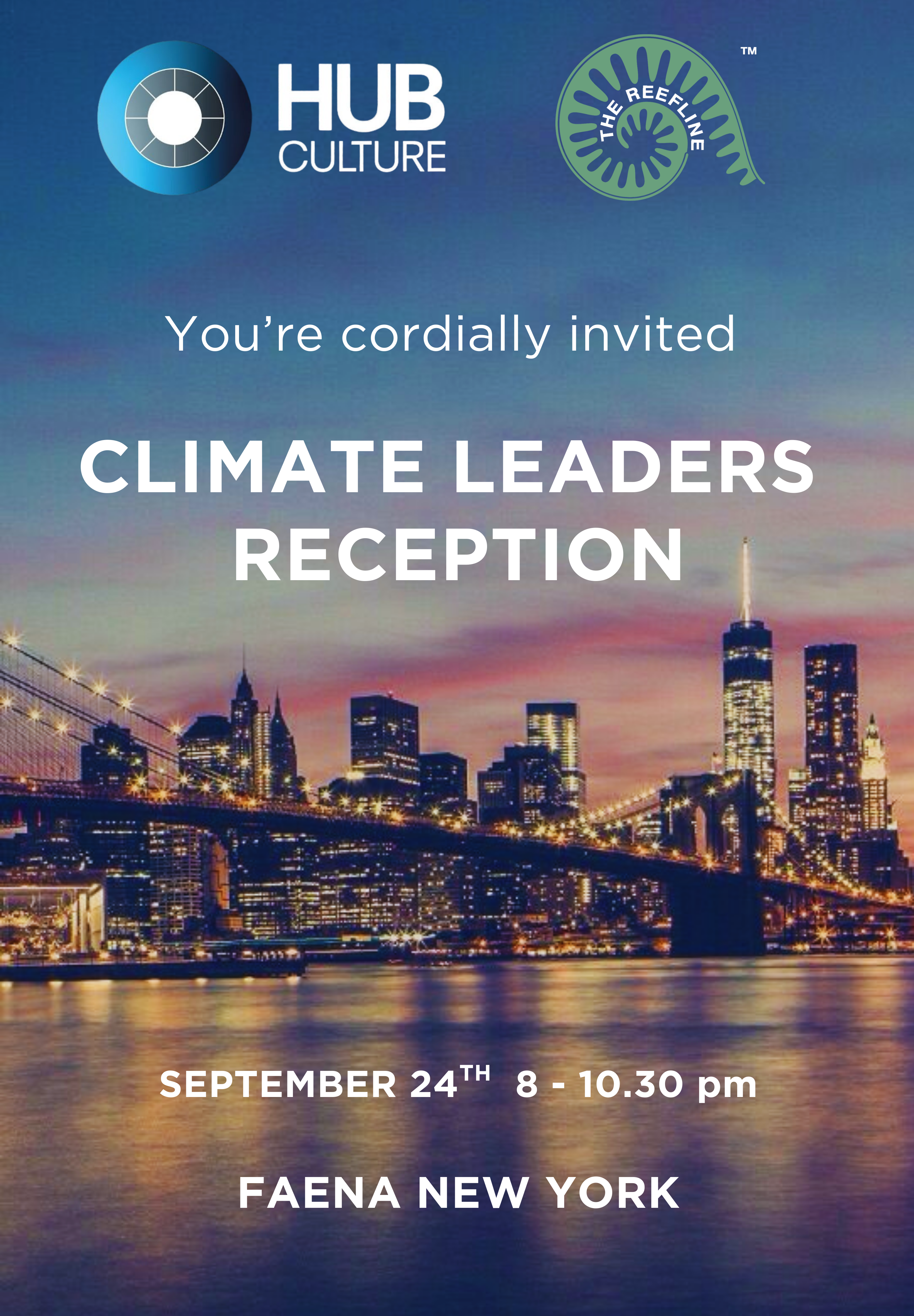 Hub Culture Climate Leaders Reception