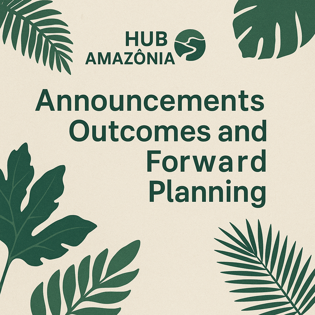 Hub Amazônia - Outcomes and Commitments