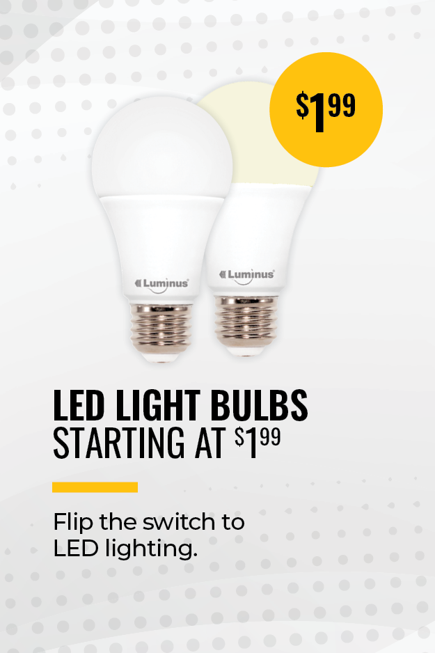 Shop Light Bulbs starting at $1.99