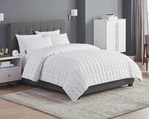 BW Keeco Softstitch® Lightweight Brushed Microfiber Blanket, King, 108 x 90", White, Case Of 9