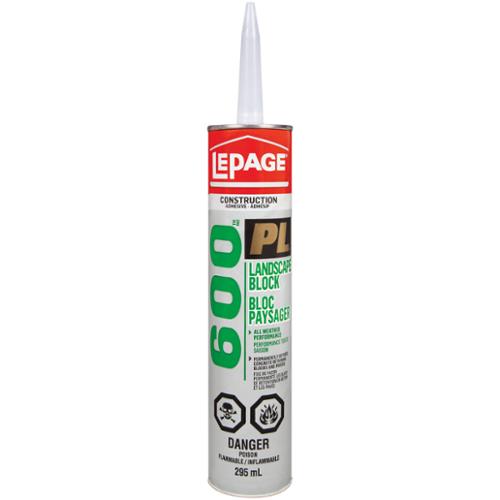 LePage® PL 600 Landscape Block & Stone Adhesive, 295 mL