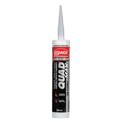 LePage® QUAD MAX All Weather Flexible Window, Door & Siding Sealant, Clay #301, 280 mL