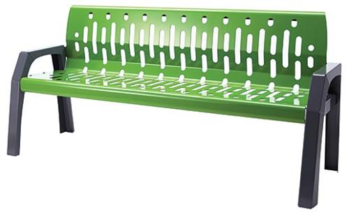 6 Feet Green Steel Heavy Duty Bench