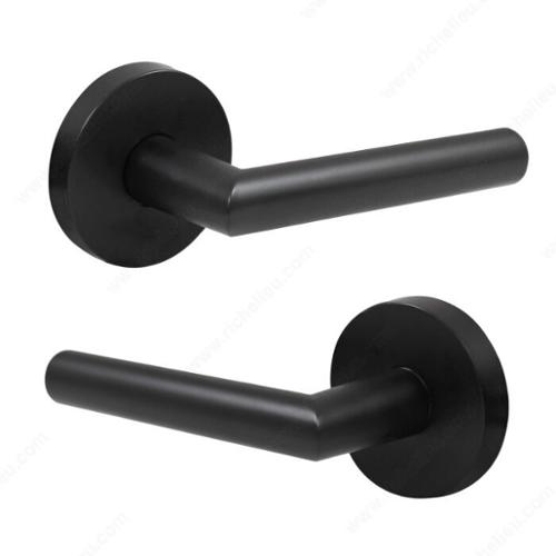 Onward® Bridwell Lever Passage Lockset, Matte Black
