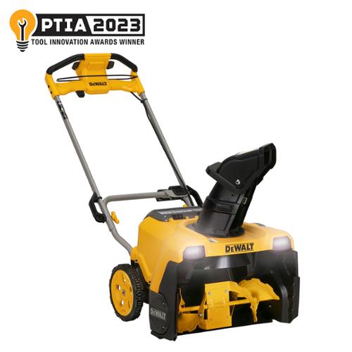 DeWalt® 21" 60V Single-Stage Cordless Brushless Snow Blower With 2 Batteries & 2 Chargers