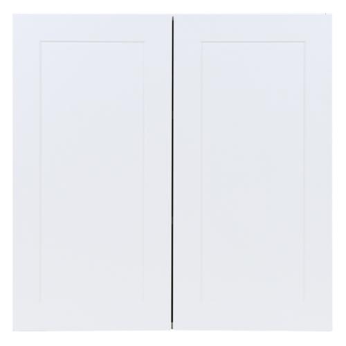 Hampton Bay® Edson 30W x 30H x 12.5"D Shaker Style Assembled Kitchen Wall Cabinet With Adjustable Shelves, White
