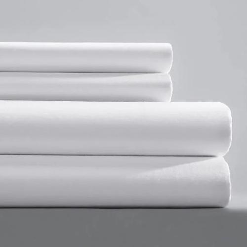 Standard Textile Herringbone Performance Blanket, Twin, 66 x 90", White, Case Of 4