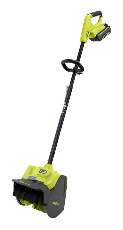 Ryobi® 40V Cordless 12" Snow Shovel Kit With 4.0 Ah Battery & Charger