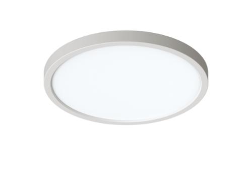 Seasons® Edge 12" LED 22W 5CCT Dimmable Flush Mount Ceiling Fixture, Brushed Nickel