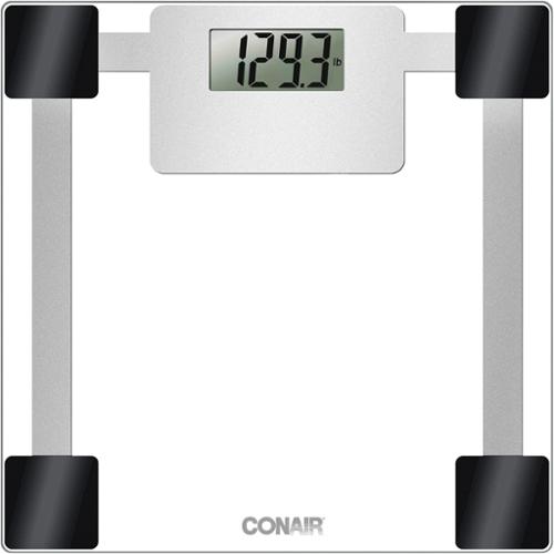 Conair® Instant-On Digital Large Tempered Glass Bathroom Weight Scale